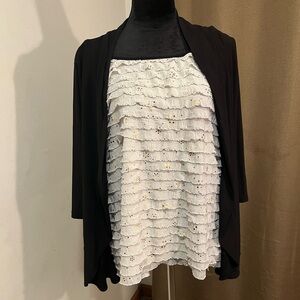 Rachel Faux Cardigan Top